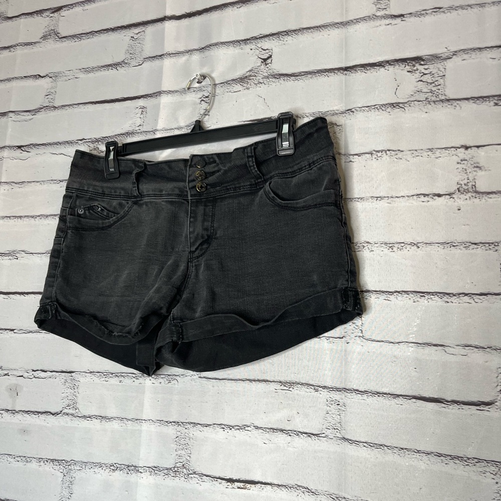 Vintage 90s Guess Jean Shorts Womens 32 High Rise Mom Core USA Button Fly Y2K - Picture 8 of 16
